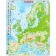 Puzle Educativo Larsen 87 piezas - Mapa Europa Física (catalán)