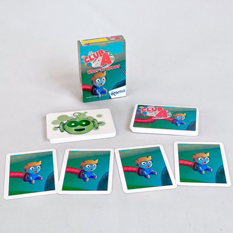Club A: Willy el Robot - Joc de cartes per a l'aprenentatge de colors i formes