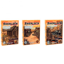 Pack 3 malls Sèrie Q: Sherlock Far West - joc de recerca en equip per a 1-8 jugadors