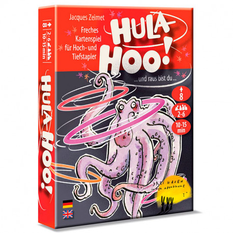 HULA-HOO! - descarado juego de cartas para 2-6 impostores