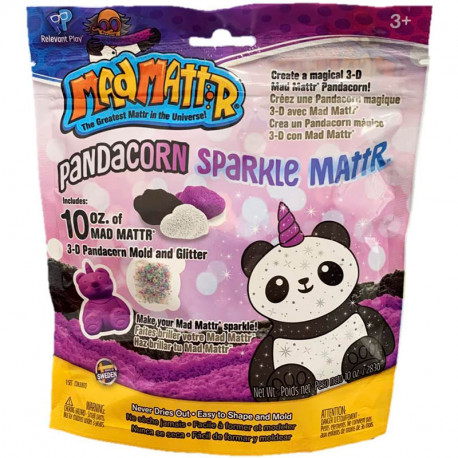 Mad Mattr Pandacorn - massa arenosa emmotllable amb purpurina
