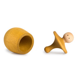 Little Things Amarilla - cajita de tesoros de madera