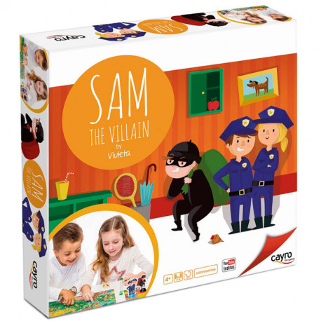 Sam the Villian - juego cooperativo para 2-6 policias