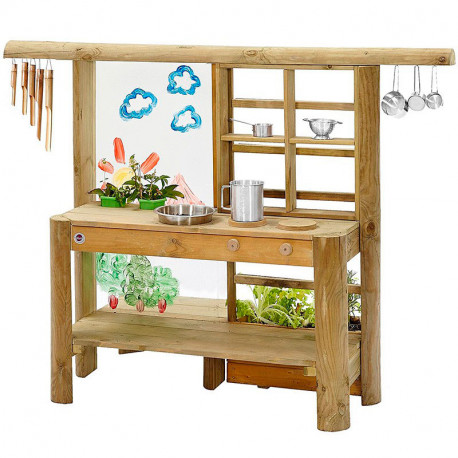 Cocinita de madera para exterior Discovery Mud Pie