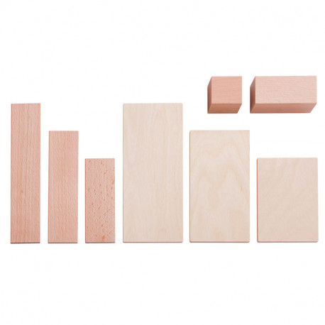 Blocs de construcció amb sistema Clever Up 2.0 - 66 peces de fusta