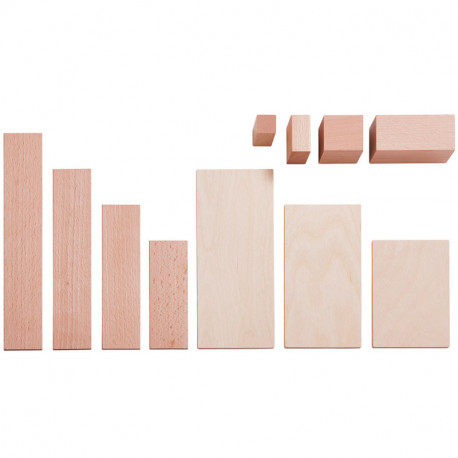 Bloques de construcción con sistema Clever Up 3.0 - 108 piezas de madera