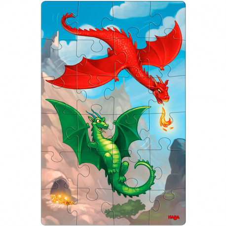 2 puzzles Dragones - 24 piezas
