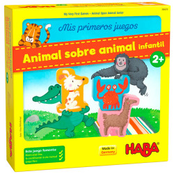 Mis Primeros Juegos: Animal sobre animal junior - juego de habilidad para 2-4 jugadores