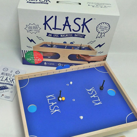 KLASK - joc magnètic d'habilitat per a 2 jugadors