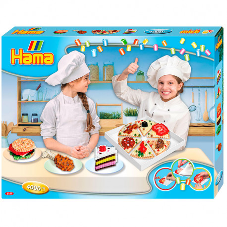 Caja regalo Cocina Creativa - 4000 perlas Hama