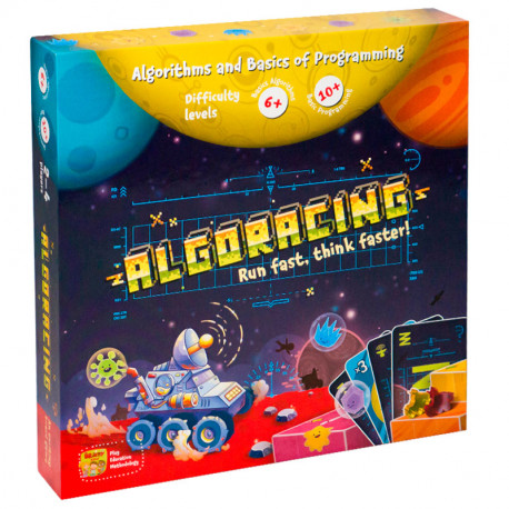 Algoracing - joc de lògica i programació per a 2-4 jugadors