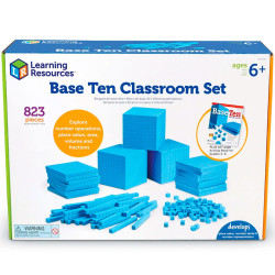 Base 10 - Set de conceptes numèrics set per a l'aula 823 peces
