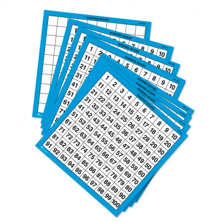 Láminas numéricas de doble cara  del 1 al 100 - 10 unidades