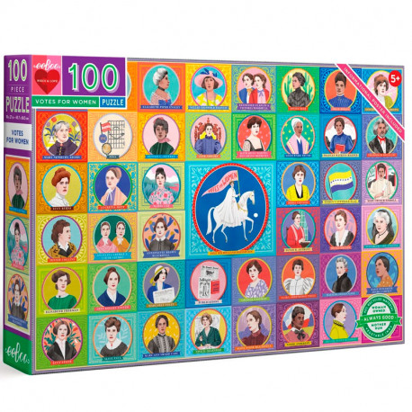 Puzzle Votes for Women - El voto para las mujeres - 100 piezas