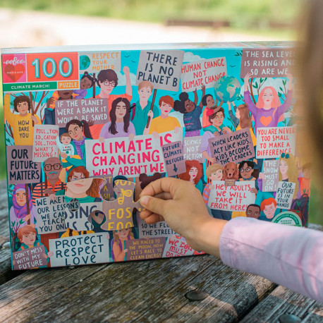 Puzzle Climate March - Marcha por el Clima - 100 pzas