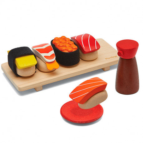 Set de Sushi - comida de madera para el juego simbólico