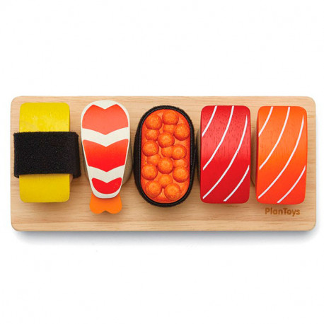 Set de Sushi - comida de madera para el juego simbólico
