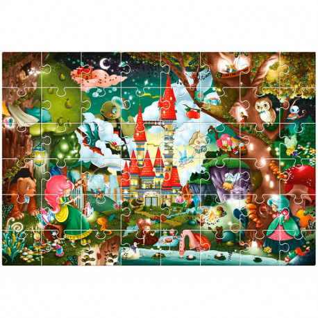 Puzzle Gigante El Castillo Mágico - 48 piezas