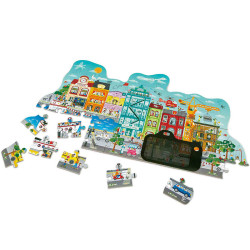 Puzzle Animado La ciudad - 49 piezas