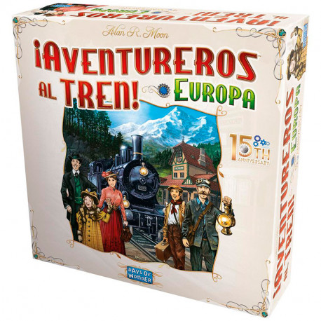 ¡Aventureros al tren! Europa Edición 15º Aniversario - juego estratégico de tablero