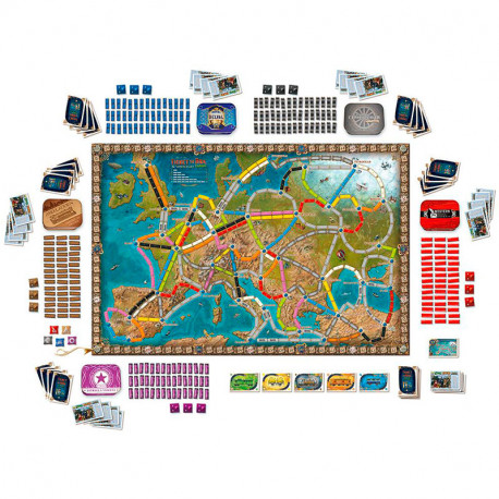 ¡Aventureros al tren! Europa Edición 15º Aniversario - juego estratégico de tablero