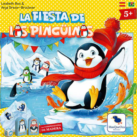 La Fiesta de los Pingüinos - Juego de mesa infantil para 2-4 jugadores