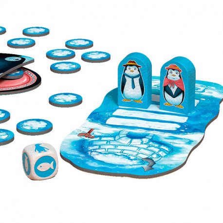 La Festa dels Pingüins - Joc de taula infantil per a 2-4 jugadors