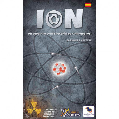 ION - Juego de construcción de compuestos + expansiones para 2-4 jugadores