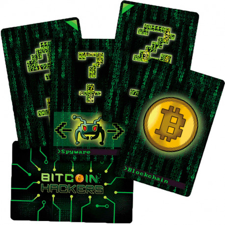 Bitcoin Hackers - Juego de estrategia con cartas para 3-6 jugadores