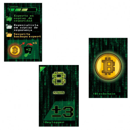 Bitcoin Hackers - Juego de estrategia con cartas para 3-6 jugadores