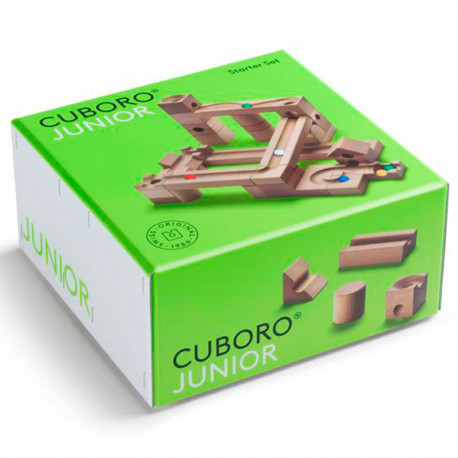 cuboro JUNIOR - Caja de iniciación con 40 bloques de madera