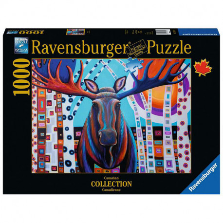 Puzzle Winter Moose - 1000 piezas
