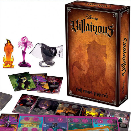 Disney Villainous - Evil Comes Prepared maléfico juego de estrategia para 2-3 villanos