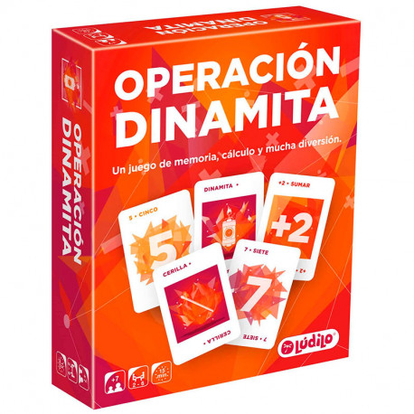 Operación Dinamita - juego de cálculo y memoria para 2-6 jugadores