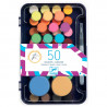 50 Pinturas acuarela en estuche