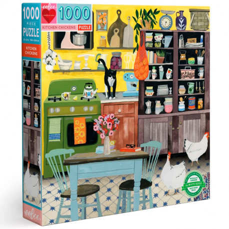 Puzzle Kitchen Chikens - 1000 piezas
