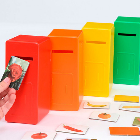 Juego de Colores con buzones de correo