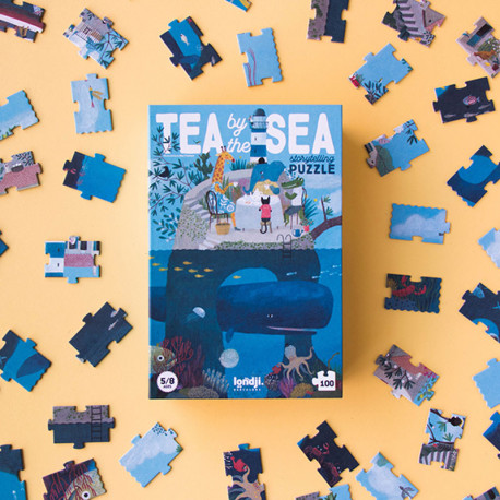 Tea by the Sea- Puzle para contar historias 100  piezas.