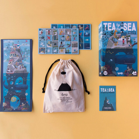 Tea by the Sea- Puzle para contar historias 100  piezas.