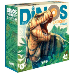 Dinos Explorer - Puzle Look & Learn 350  piezas.