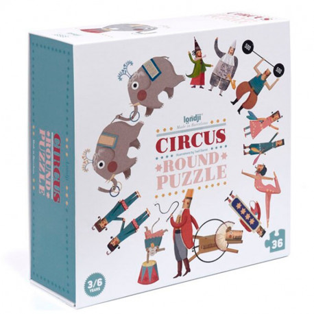 Puzle Circus Round -  36 piezas