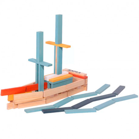 KAPLA Caixa Tractor - 155 plaques i instruccions