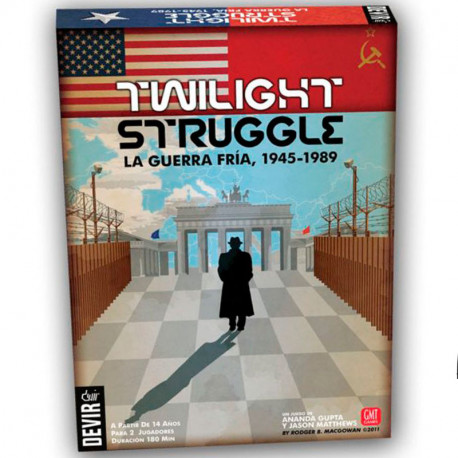 Twilight Struggle: La Guerra Fría, 1945-1989 - juego de mesa para 2 jugadores