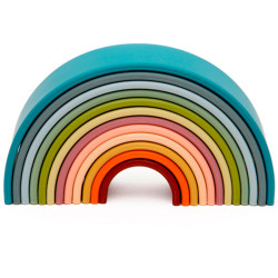 dëna Rainbow - Mi primer arco iris colores Nature de silicona 12 arcos