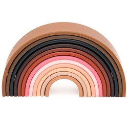 dëna Rainbow - Mi primer arco iris colores Diversity de silicona 12 arcos