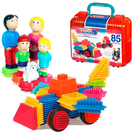 Bristle Blocks - Maleta con 85 piezas