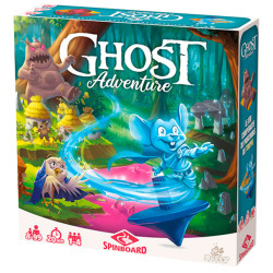 Ghost Adventure Spinboard - joc de taula cooperatiu amb baldufes per a 1-4 jugadors