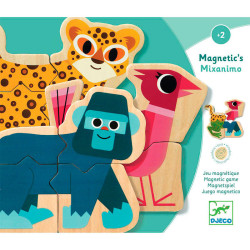 Animales Magnéticos Belty - puzzle de madera