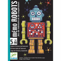 Memo Robots - Juego de cartas cooperativo y de memoria