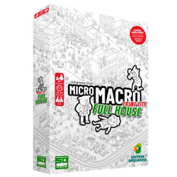Micro MACRO Full House - juego cooperativo de detectives para 1-4 jugadores